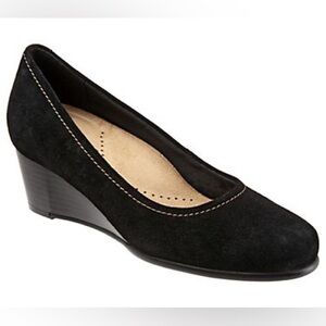 Elegant Black Women's Wedge Shoes